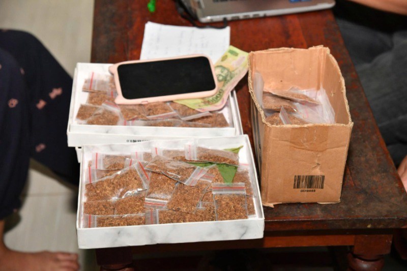 Tang vật thu giữ.