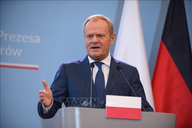 Thủ tướng Ba Lan Donald Tusk. Ảnh: PAP/TTXVN