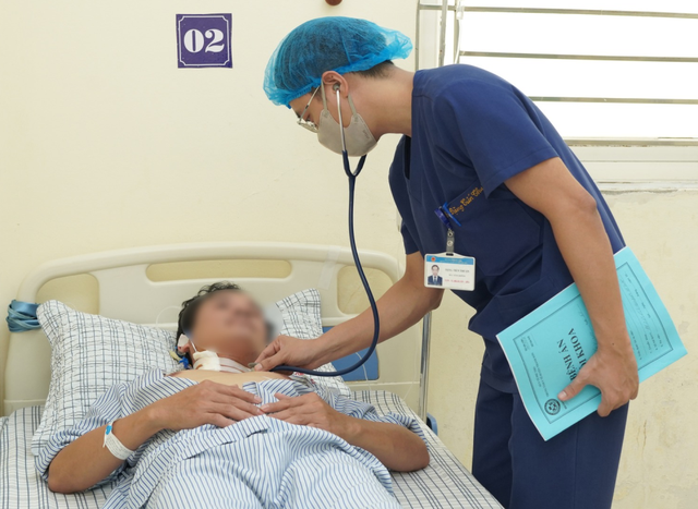 Sức khỏe bệnh nhân đã ổn định sau vài ngày điều trị và được xuất viện. Ảnh: Trung tâm Y tế khu vực Thanh Sơn.