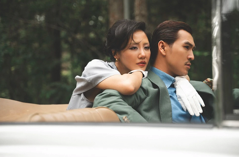 Ca sĩ Văn Mai Hương và Thiên Minh trong MV mới. Ảnh: NSX
