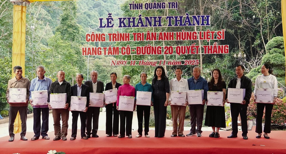 Khánh thành công trình tôn tạo hang Tám Cô - Đường 20 Quyết thắng - ảnh 4
