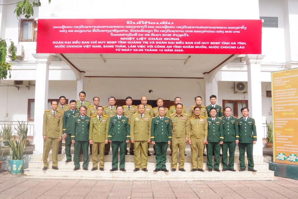 Quảng Trị - Khăm Muồn (Lào): Phối hợp giữ vững an ninh biên giới - ảnh 4