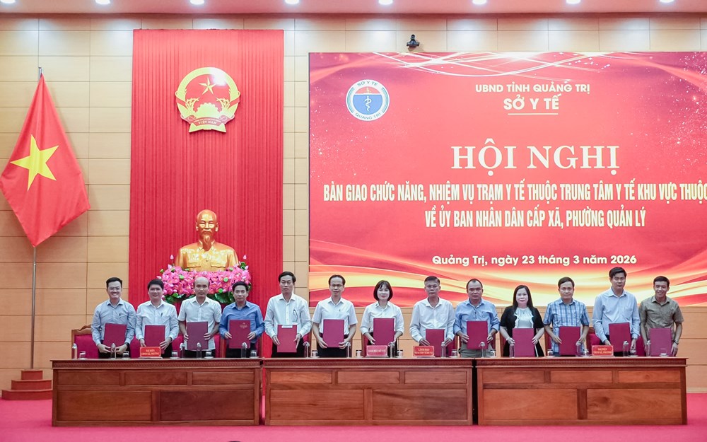 Bàn giao trạm y tế về cấp xã, phường quản lý - ảnh 1