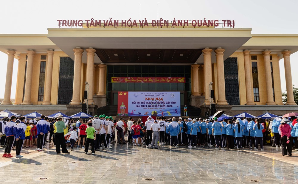 Khai mạc Hội thi Thể thao học đường tỉnh Quảng Trị - ảnh 1