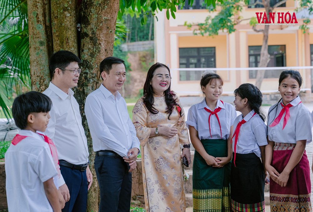 Quảng Trị: Trường mới mở lối học tập cho trẻ em vùng biên - ảnh 4
