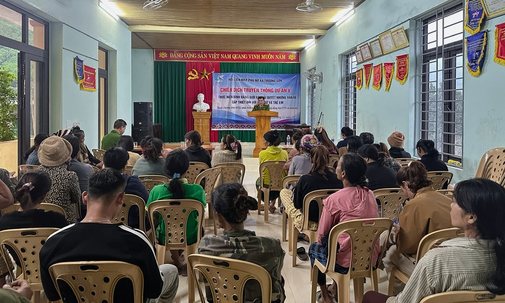 Quảng Trị: Đưa bình đẳng giới vào từng nếp nhà ở Đá Chát - ảnh 1