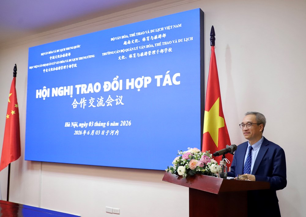 Thúc đẩy hợp tác đào tạo cán bộ văn hóa, du lịch giữa Việt Nam và Trung Quốc - ảnh 1