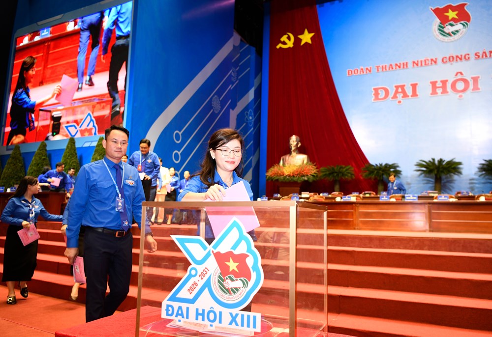 Đại hội Đoàn toàn quốc lần thứ XIII tiến hành bầu Ban Chấp hành khoá mới - ảnh 3