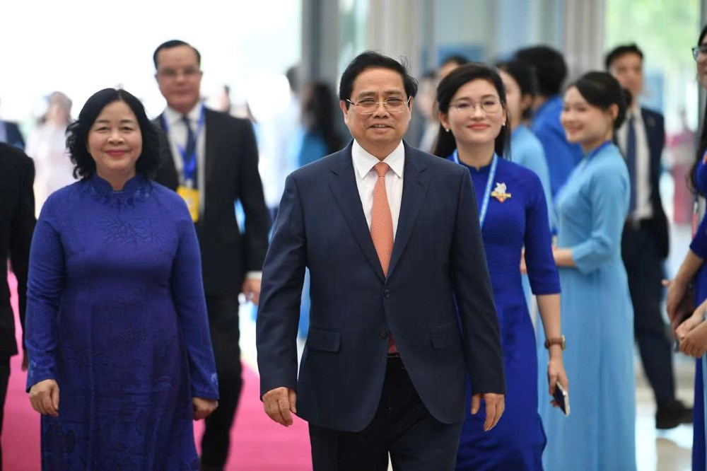 Tổng Bí thư, Chủ tịch nước Tô Lâm dự Phiên trọng thể Đại hội đại biểu toàn quốc Đoàn TNCS Hồ Chí Minh lần thứ XIII - ảnh 4