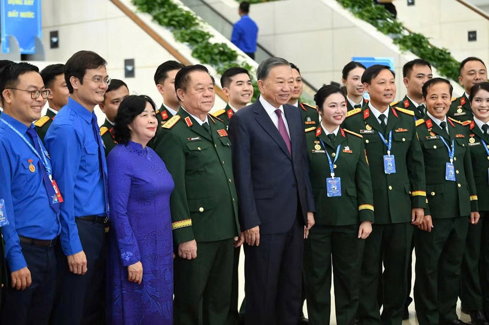 Tổng Bí thư, Chủ tịch nước Tô Lâm dự Phiên trọng thể Đại hội đại biểu toàn quốc Đoàn TNCS Hồ Chí Minh lần thứ XIII - ảnh 9