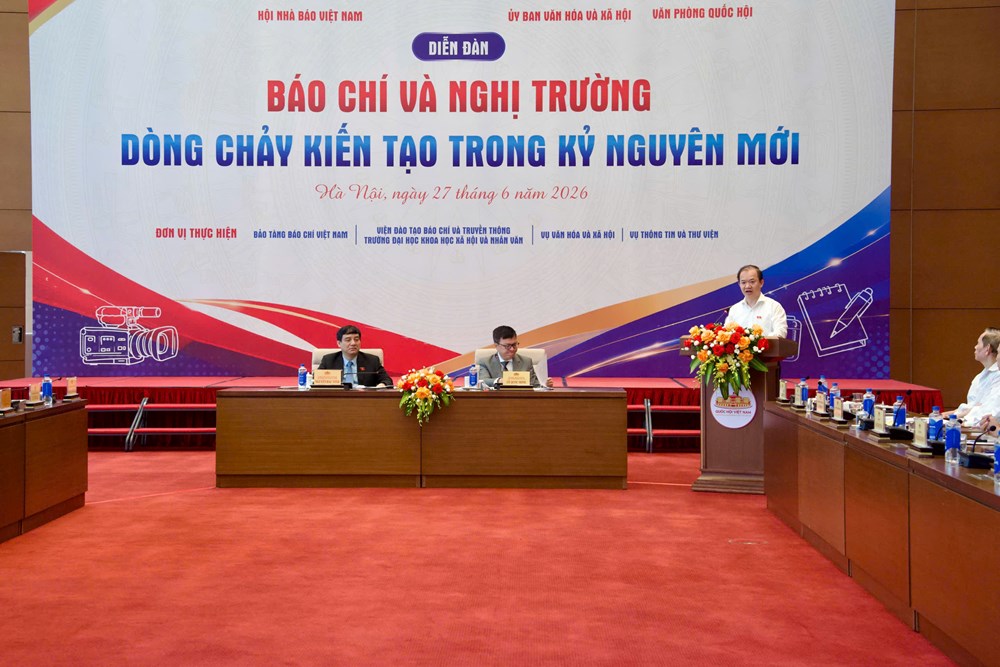 Báo chí nghị trường giữ vai trò đặc biệt trong việc kết nối Quốc hội với nhân dân - ảnh 1