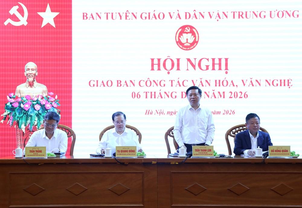 Nâng cao hiệu quả quản lý, phát huy vai trò văn hóa, văn nghệ trong phát triển đất nước - ảnh 1