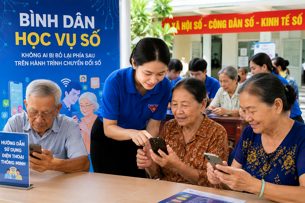 Phát huy vai trò thông tin, tuyên truyền trong triển khai Phong trào “Bình dân học vụ số“ - ảnh 1