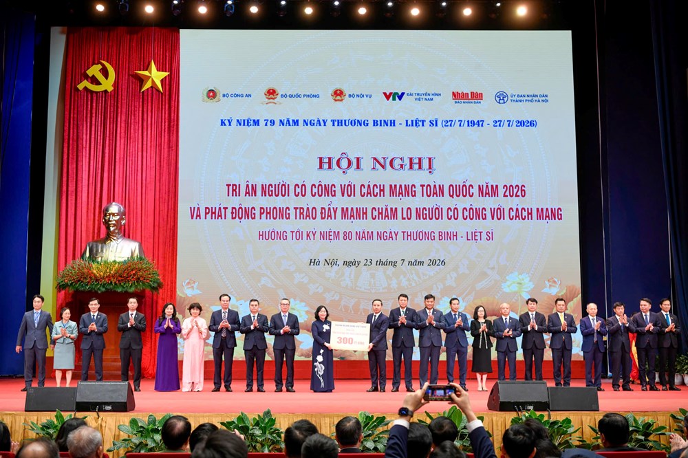 Gần 12.000 tỉ đồng ủng hộ “Phong trào đẩy mạnh chăm lo người có công với cách mạng” - ảnh 1