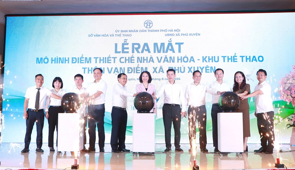 Hà Nội: Ra mắt mô hình điểm thiết chế Nhà văn hóa - Khu thể thao thôn Vạn Điểm - ảnh 1