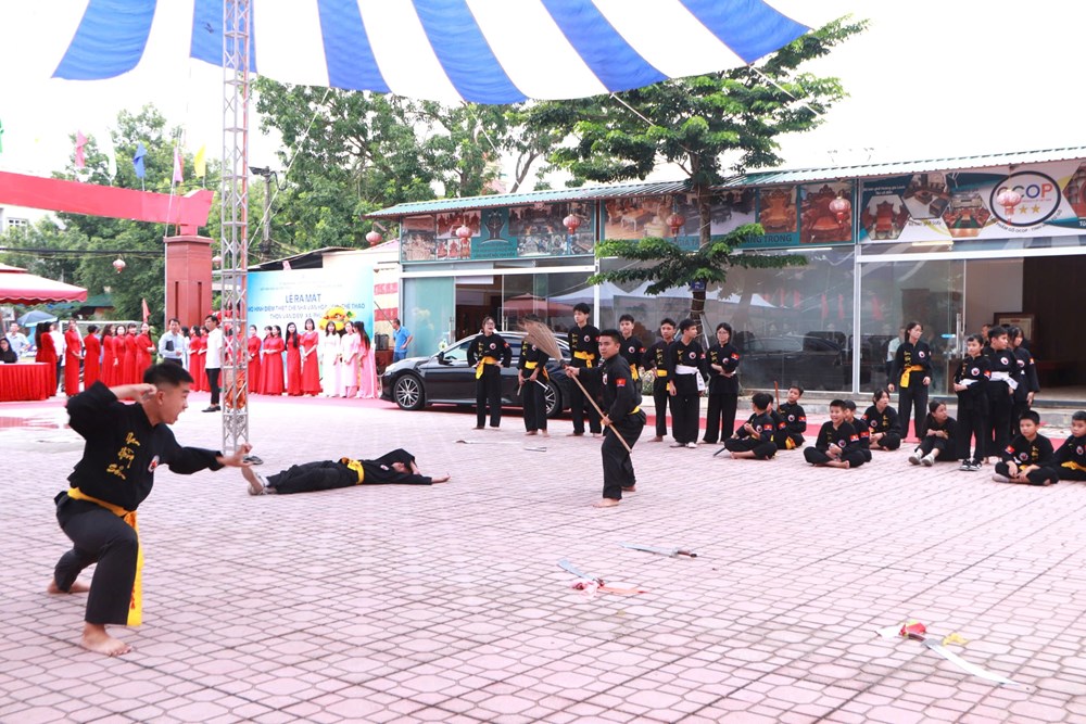 Hà Nội: Ra mắt mô hình điểm thiết chế Nhà văn hóa - Khu thể thao thôn Vạn Điểm - ảnh 4