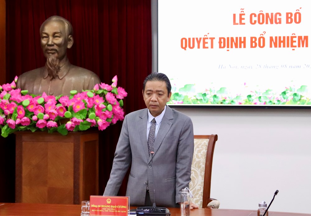 Trao quyết định bổ nhiệm ông Nguyễn Trọng Hổ giữ chức Phó Cục trưởng Cục Thể dục thể thao Việt Nam - ảnh 3
