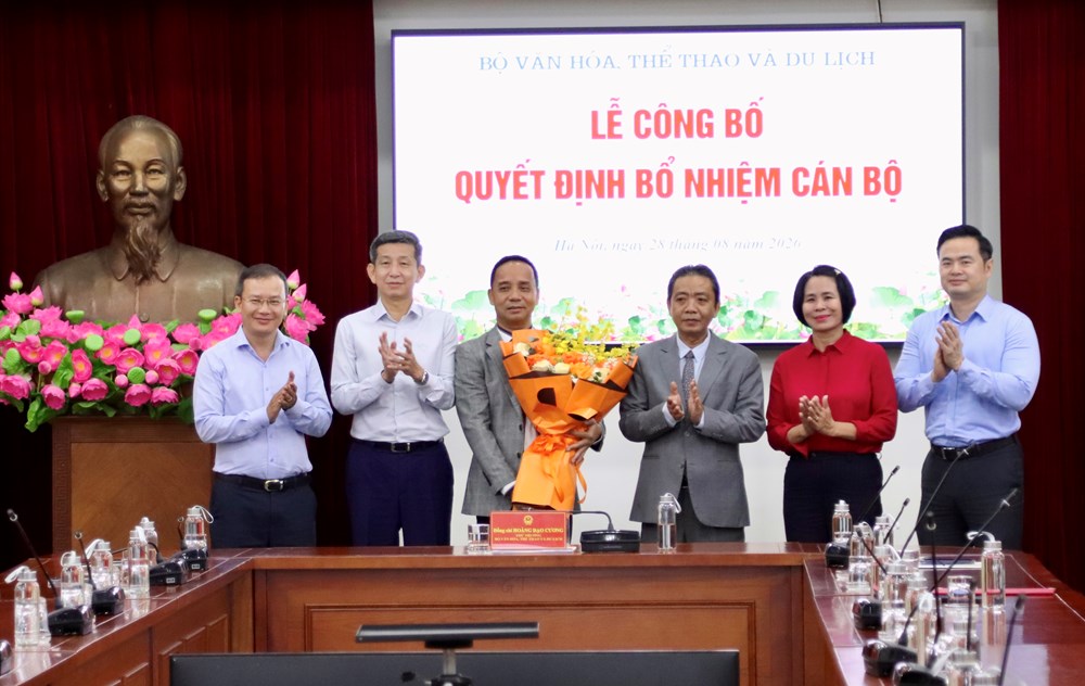 Trao quyết định bổ nhiệm ông Nguyễn Trọng Hổ giữ chức Phó Cục trưởng Cục Thể dục thể thao Việt Nam - ảnh 4
