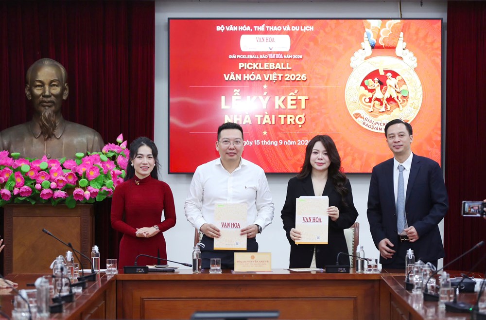 Ký kết hợp tác, đồng hành cùng Giải Pickleball Báo Văn Hóa năm 2026 - ảnh 3
