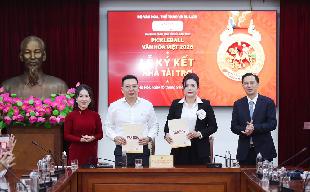 Ký kết hợp tác, đồng hành cùng Giải Pickleball Báo Văn Hóa năm 2026 - ảnh 5