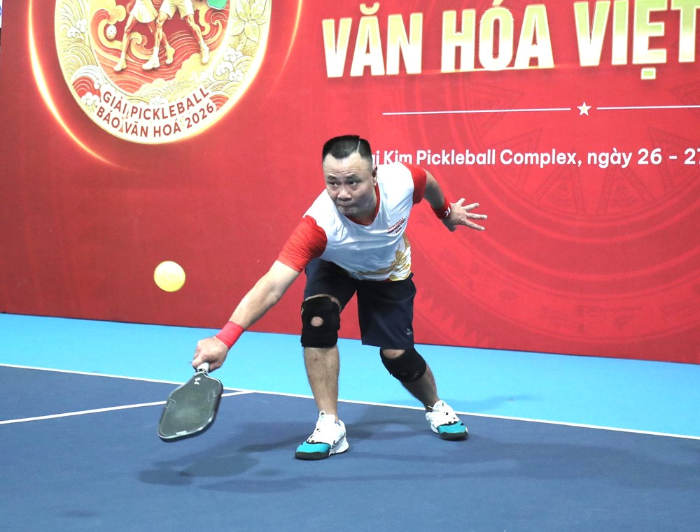 NSND Tự Long, (S)TRONG Trọng Hiếu cùng dàn nghệ sĩ hào hứng tranh tài tại Giải Pickleball Báo Văn Hóa năm 2026 - ảnh 5