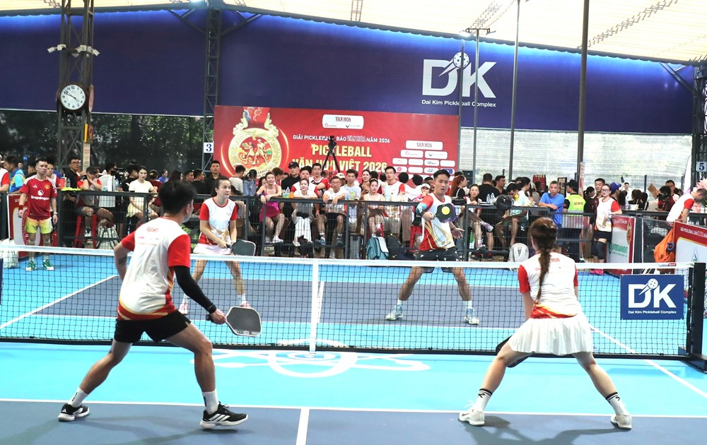 Giải Pickleball Báo Văn Hóa – “Pickleball Văn hóa Việt 2026” bước vào ngày tranh tài thứ hai  - ảnh 1