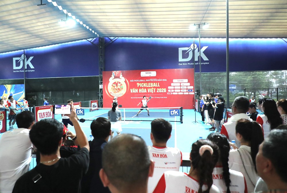 NSND Tự Long, (S)TRONG Trọng Hiếu cùng dàn nghệ sĩ hào hứng tranh tài tại Giải Pickleball Báo Văn Hóa năm 2026 - ảnh 13