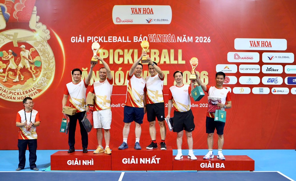 Trao giải hạng mục Lãnh đạo tại Giải Pickleball Báo Văn Hóa - “Pickleball Văn hóa Việt 2026” - ảnh 3
