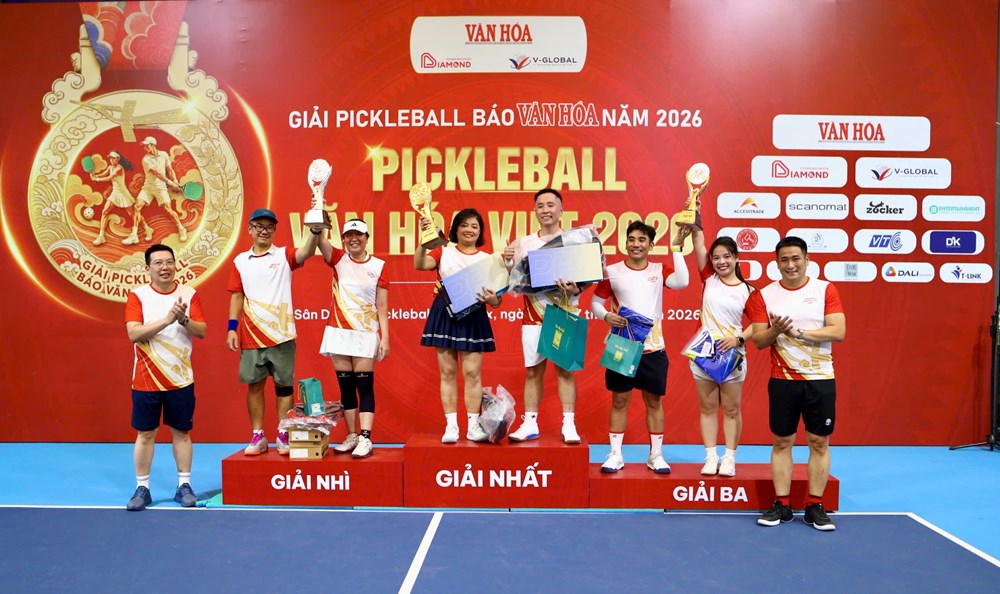 Trao giải hạng mục Lãnh đạo tại Giải Pickleball Báo Văn Hóa - “Pickleball Văn hóa Việt 2026” - ảnh 5
