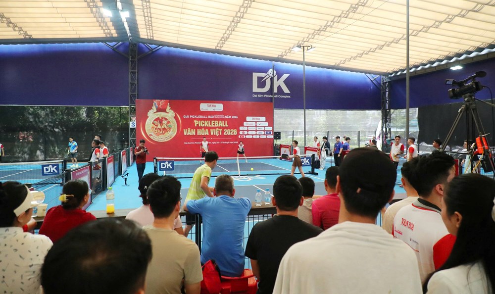 Giải Pickleball Báo Văn Hóa – “Pickleball Văn hóa Việt 2026” bước vào ngày tranh tài thứ hai  - ảnh 7