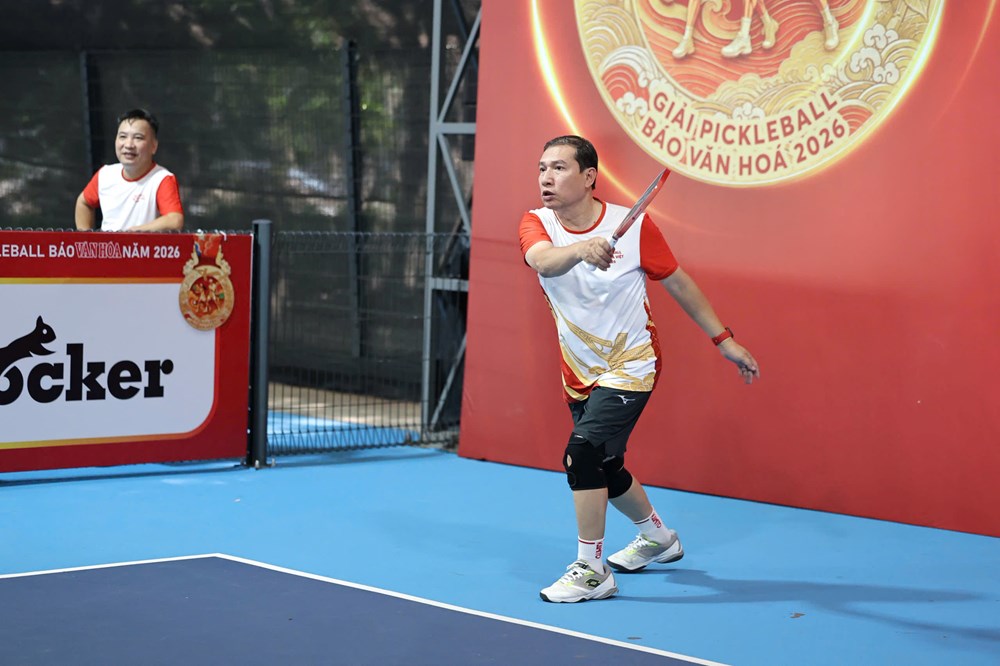 Giải Pickleball Báo Văn Hóa – “Pickleball Văn hóa Việt 2026” bước vào ngày tranh tài thứ hai  - ảnh 4