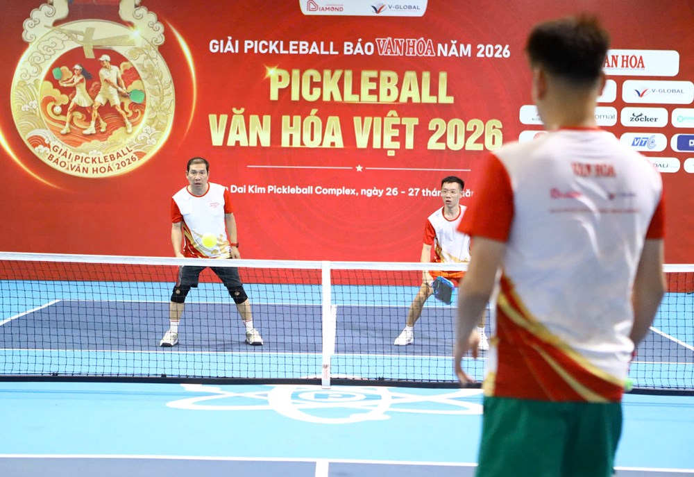Giải Pickleball Báo Văn Hóa – “Pickleball Văn hóa Việt 2026” bước vào ngày tranh tài thứ hai  - ảnh 3