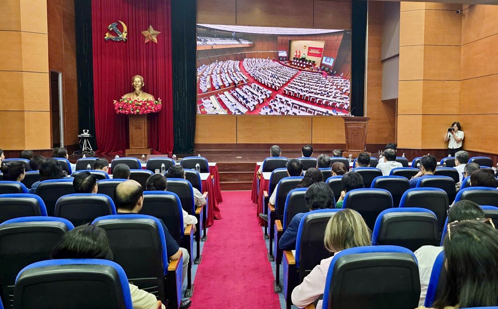 Tổng Bí thư, Chủ tịch nước Tô Lâm dự Hội nghị quán triệt và triển khai thực hiện Nghị quyết Trung ương 4 - ảnh 6
