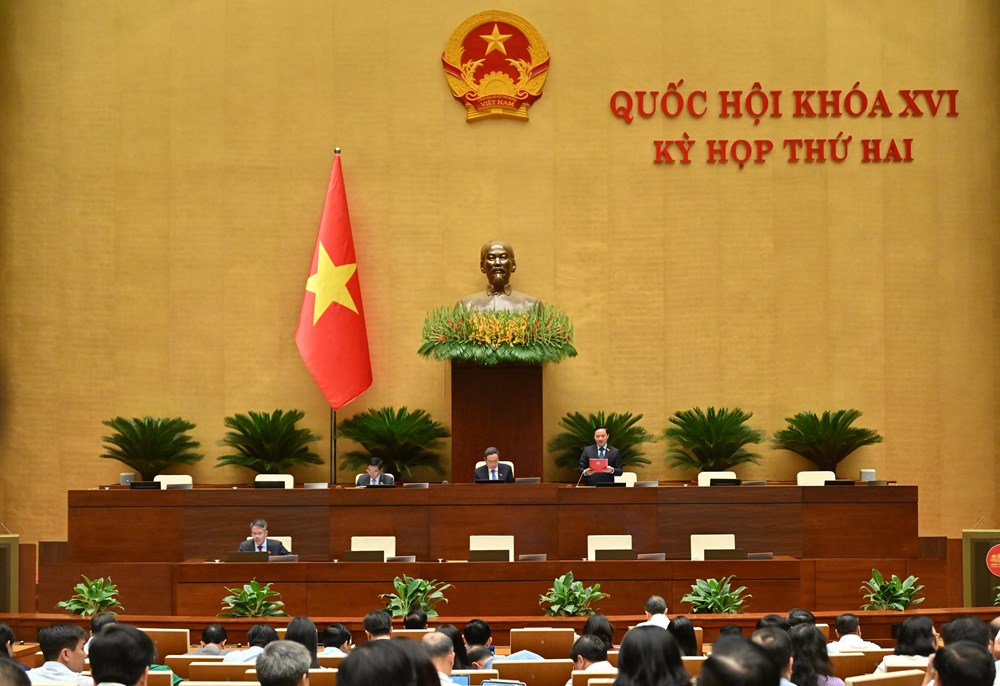 Quốc hội nghe Báo cáo tiếp thu, giải trình và chỉnh lý dự thảo Bộ luật Tố tụng hình sự (sửa đổi) - ảnh 1