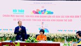 Xây dựng chuẩn mực đạo đức, văn hóa kinh doanh gắn với bản sắc văn hóa  dân tộc 