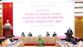 Xây dựng Đảng bộ Chính phủ trong sạch, vững mạnh, đoàn kết, gương mẫu