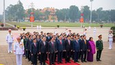 Lãnh đạo Đảng, Nhà nước viếng Chủ tịch Hồ Chí Minh nhân kỷ niệm 96 năm Ngày thành lập Đảng