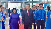 Tổng Bí thư, Chủ tịch nước Tô Lâm dự Phiên trọng thể Đại hội đại biểu toàn quốc Đoàn TNCS Hồ Chí Minh lần thứ XIII