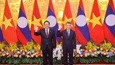 Thủ tướng Lê Minh Hưng chủ trì lễ đón chính thức Thủ tướng CHDCND Lào