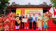 Đón nhận danh hiệu Di sản văn hóa phi vật thể quốc gia Lễ hội điện Huệ Nam