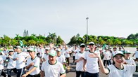 Hơn 1.500 người hưởng ứng Chương trình Toàn dân tập luyện thể dục thể thao tại Quảng Ngãi