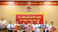 Hà Tĩnh bổ nhiệm, giao quyền cho một số cán bộ lãnh đạo