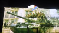 Hàng nghìn người đến Bảo tàng Đà Nẵng xem phim 3D Mapping 