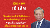 TRỰC TIẾP: Một năm sắp xếp lại giang sơn - Tinh gọn, gần dân, hiệu quả