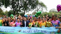 Chạy bộ đồng hành - Hưởng ứng Du lịch xanh Thủ đô