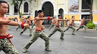 Mãn nhãn màn trình diễn sức mạnh võ thuật của lực lượng Quân đội nhân dân