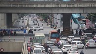 Giao thông Hà Nội sáng 26.3: Hầm chui Đại lộ Thăng Long bắt đầu ùn chậm