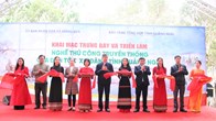 Trưng bày và trải nghiệm nghề thủ công truyền thống của dân tộc Xơ Đăng tại Măng Đen