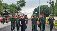 Thượng tướng Lê Quang Minh kiểm tra công tác tìm kiếm, quy tập hài cốt liệt sĩ tại Quảng Ngãi