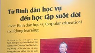 Bình dân học vụ - Thắp sáng tương lai - Học tập suốt đời